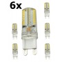 Oem - G9 7W Warm White 64LED`s SMD3014 LED Lamp - Not dimmable - G9 LED - AL300-7WW-CB