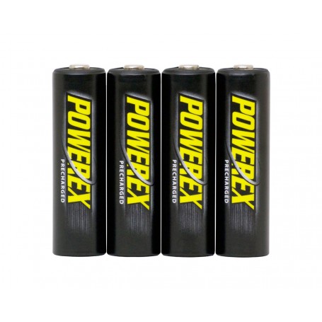 POWEREX, 4x Powerex Precharged AA 2600mAh Rechargeable Batteries NK167, Size AA, NK167