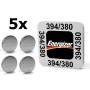 Energizer - Energizer Watch Battery 394 / 380 AG9 SR936SW 60mAh 1.55V - Button cells - BS337-CB