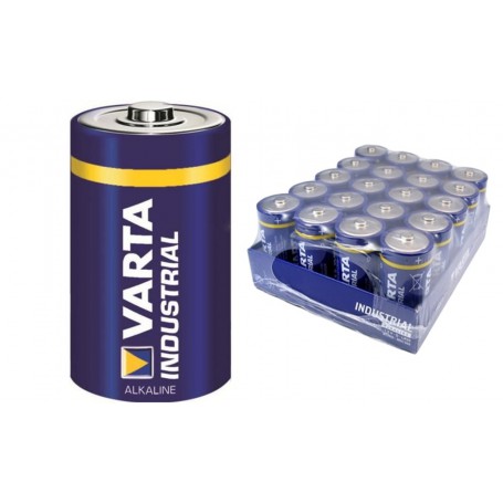 Varta - Varta Industrial D/LR20 Alkaline - Size C D 4.5V XL - BS383-CB