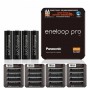 Eneloop - Panasonic eneloop PRO Sliding AA R6 2550mAh 1.2V Rechargeable Battery - Size AA - NK437-CB