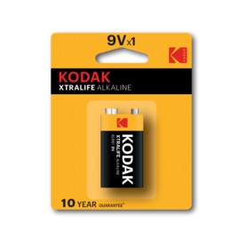 Kodak - Kodak XTRALIFE Alkaline 6LR61 9V battery - Other formats - BS410-CB