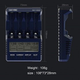 SkyRC, SkyRC NC1500 AA / AAA NiMH USB battery charger analyzer, Battery chargers, NC1500