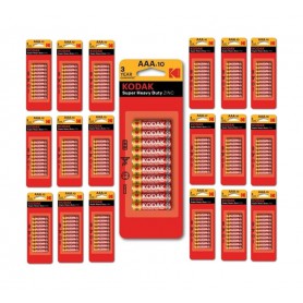 Kodak - Kodak AAA/LR03 ZINC Super Heavy Duty alkaline 1.5V - Size AAA - BS421-CB