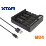 XTAR, XTAR MC4 USB battery charger for 18650 21700 20700 440 14500 16340 batteries, Battery chargers, NK468