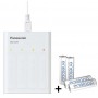 Eneloop, 2.25h Panasonic Eneloop USB Charger Powerbank BQ-CC87 + 4x AA 2000mAh batteries, Battery chargers, BL333