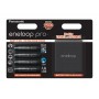 Eneloop - Panasonic eneloop PRO AA R6 2500mAh 1.2V Rechargeable Battery + Free storage / travel box - Size AA - BL349-5410853...