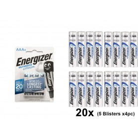 Energizer - AAA L92 Energizer Ultimate Lithium 1250mAh 1.5V - Size AAA - NK429-CB