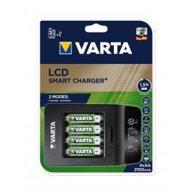 Varta, 1.5h VARTA battery Fast charger + 4x AA 2100mAh, Battery chargers, BS480