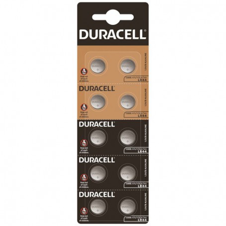 Duracell, 10x Duracell G13 / AG13 / L1154 / LR44 / 157 / A76 1.5V button cell battery, Button cells, BL362