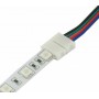 Oem - 10mm 4 Pin RGB LED Click to Click 15cm Connector Cable Wire - LED connectors - LSCC06-CB