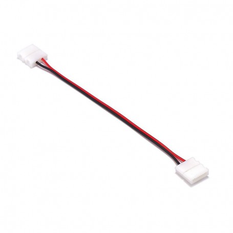 Oem, 10mm 2 Pin Single Color LED Strip Click to Click 15cm Connector Cable Wire, LED connectors, LSCC05