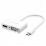 UGREEN, USB-C to HDMI and VGA Converter (Thunderbolt 3 Port Compatible), , UG-30843-CB