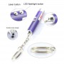 Oem, 2in1 Led Laser Pointer Keychain LED Light, Flashlights, AL1109-CB