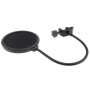 Oem, Double layer studio microphone Pop-filter flexible windscreen Mic-shield for recording - 150mm, , AL1114-MIC150