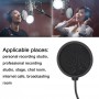 Oem, Double layer studio microphone Pop-filter flexible windscreen Mic-shield for recording - 150mm, , AL1114-MIC150