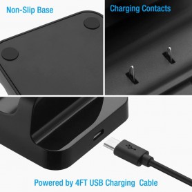 DOBE, Duo Charging Stand + 2 batteries for XBOX One One X and One S, , AL1121-XB1