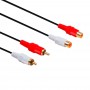 Oem, 2 RCA Male to Female stereo audio extension cable, , YPC505-AL-CB