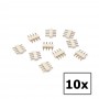 Oem, 10x 10mm 4pin Male-Male RGB LED Strip Connector, , LSC47