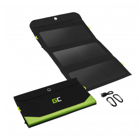 GREEN CELL Mini stazione di energia solare 10.000mAh, Powerbank sol