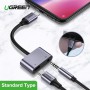 UGREEN, UGREEN USB-C to 3.5mm Jack Headphone Adapter + USB-C Charging port (for OTG capable phones), , UG-50596