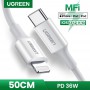 UGREEN, UGREEN MFi Lightning to USB C / USB-C / USB Type C Male, USB adapters, UG-60746-CB