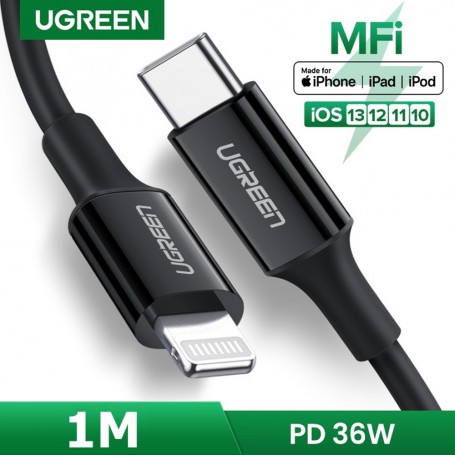 UGREEN, UGREEN MFi Lightning to USB C / USB-C / USB Type C Male, USB adapters, UG-60746-CB