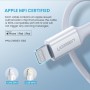 UGREEN, UGREEN MFi Lightning to USB C / USB-C / USB Type C Male, USB adapters, UG-60746-CB