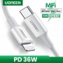 UGREEN, UGREEN MFi Lightning to USB C / USB-C / USB Type C Male, USB adapters, UG-60746-CB