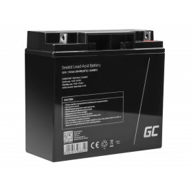 Green Cell 12V 15Ah 15000mAh VRLA AGM Battery