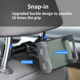 Oem, Universal Car Headrest Back Seat Mount Holder for Phone and iPad 4-11 Inch, , AL1129-CB