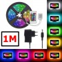 Oem, RGB IP20 LED Strip SMD3528 60led p/m with adapter and RGB controller, LED Strips, AL563-ADP-CB