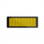 Sertronics, Sertronics Yellow LED name tag 9.3x3cm black edge, , ON6296-YE