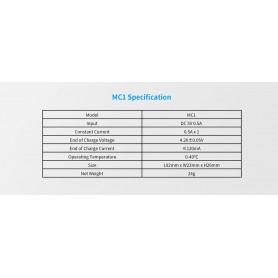 XTAR - XTAR MC1 USB battery charger - Battery chargers - NK196