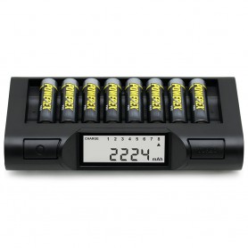 POWEREX, Maha Powerex MH-C980 AA of AAA NiMH/NiCD EU-Plug Battery charger, Battery chargers, MH-C980