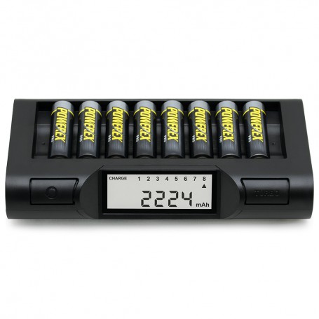 POWEREX, Maha Powerex MH-C980 AA of AAA NiMH/NiCD EU-Plug Battery charger, Battery chargers, MH-C980