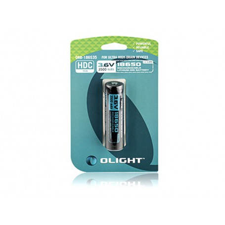 OLIGHT, Olight HDC 3500mAh 10A 18650 Li-Ion (ORB2-186S35), Size 18650, 18650HDC