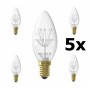 Calex, CALEX Pearl 20 LED Lamp E14 70lm 240V 1W 1800K Extra Warm White, , CA-1301004500-CB