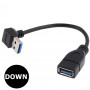 Oem, USB 3.0 Male-Female 90 Degree Extension Cable Adapter 20cm, , AL242-CB