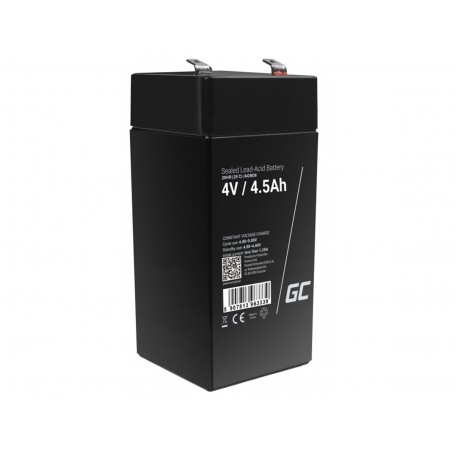 Green Cell - Green Cell 4V 4.5Ah 4500mAh VRLA AGM Battery - Battery Lead-acid  - GC356-AGM36