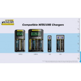 NITECORE, Nitecore NL2142LTHPR USB 4200mAh 15A 21700 specially for Cold Weather with USB Port, Other formats, MF021