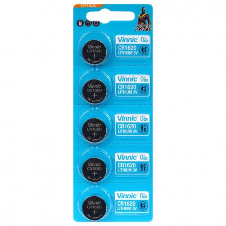 Vinnic, Vinnic CR1620 lithium button cell battery, Button cells, BL319-CB