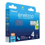 Eneloop, 4x AA R6 Panasonic eneloop Rechargable Battery + Case, Size AA, ON1313