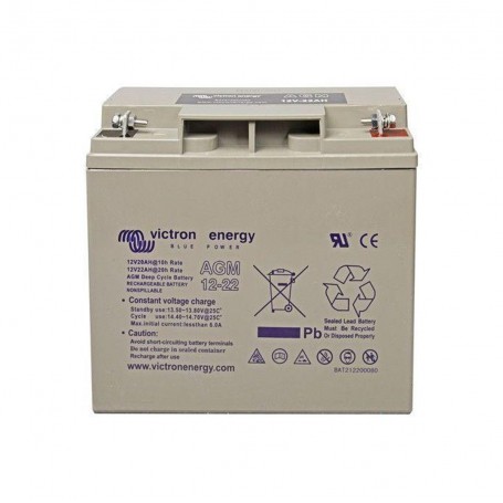 Victron energy, Victron 12V 22Ah (C20) AGM Deep Cycle Battery M6 Bolt, Battery Lead-acid , SL447