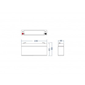 Green Cell - Green Cell 6V 3.2Ah (F1 4.6mm) 3200mAh VRLA AGM Battery - Battery Lead-acid  - GC389-AGM14