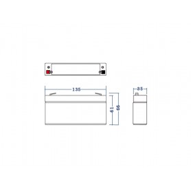 Green Cell - Green Cell 6V 3.4Ah (F1 4.6mm) 3400mAh VRLA AGM Battery - Battery Lead-acid  - GC396-AGM38