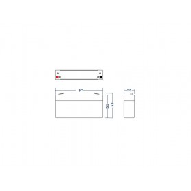 Green Cell - Green Cell 6V 1.2Ah (F1 4.6mm) 1200mAh VRLA AGM Battery - Battery Lead-acid  - GC401-AGM52