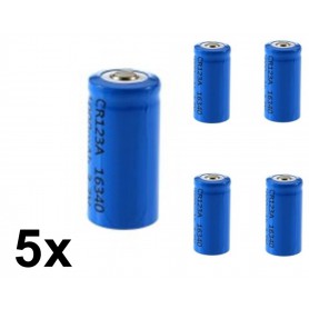 BSE - BSE ICR16340 16340 RCR123A 1300mAh 3.7V Lithium rechargeable battery - Other formats - BS533-CB