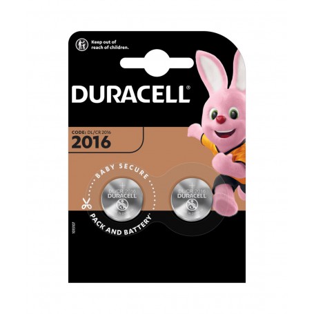 Duracell - Battery Duracell CR2016 6016 90mAh 3V - Button cells - BS255