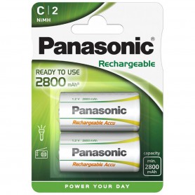 GP - Panasonic C 2.800 mAh Rechargeable - Size C D and XL - BS517-2800R-CB